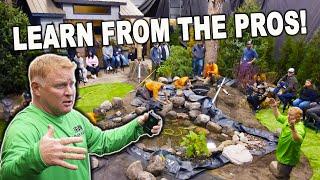 We'll Teach YOU How to Build *PONDS* at the Aquascape Academy!