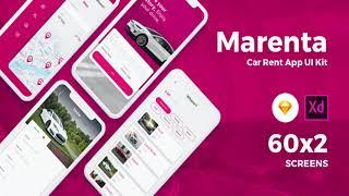 Marenta - Car Rental App UI Kit | Themeforest Website Templates and Themes