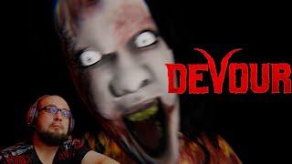 Devour - скримеры и козлики | кооп летсплей хоррор на пробу | 35kv letsplay walkthrough |