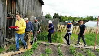 Торжественное открытие современного туалета