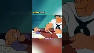 The barber can cut a strand of hair into six sections.#cartoon #funny #animation #popeye