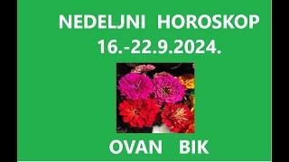 Jasminka Holclajtner-Royal Astro Studio-OVAN, BIK-Nedeljni horoskop 15.-22.9.2024.