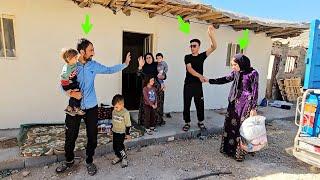 Rebuilding a destroyed house. The efforts of Ilda and Ali. 