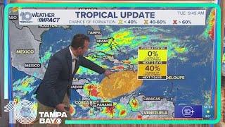 Tracking the Tropics: Potential system could develop in the Caribbean but no threat to Florida at th