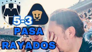 RAYADOS NOS GOLEA Y ELIMINA | COLOR PUMAS VS MONTERREY | REACCIONES