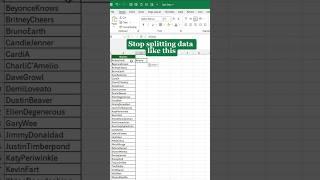 Splitting Data in Excel Made Easy!