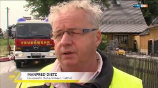 Einsatz Feuerwehr Hohenstein-Ernstthal - 03-06.2014 Dachstuhlbrand