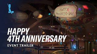 Happy Fourth Anniversary! | Event Trailer - League of Legends: Wild Rift