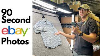 My 90 Second eBay Photography Process