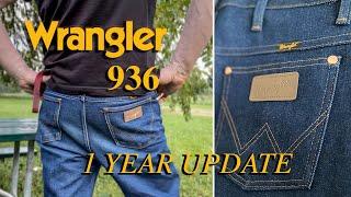 Wrangler 936 Cowboy Cut Slim Fit - 1 YEAR UPDATE