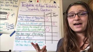 Science: Testable vs  Non-Testable Questions