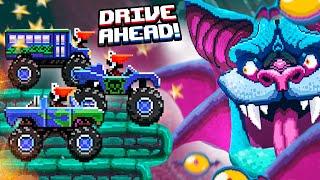 ТАЧКИ МОНСТРЫ Против БОССА! Безумные СРАЖЕНИЯ в Drive Ahead от Cool GAMES