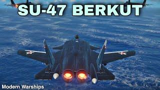 Modern Warships: SU-47 BERKUT in action.