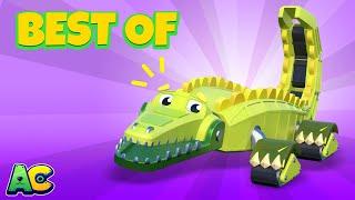 The Best of CROCODILE cartoon | AnimaCars - Rescue Team | Trucks Videos for Children