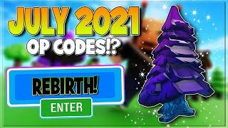 (JULY 2021) ALL *NEW* SECRET OP CODES!? Roblox Timber