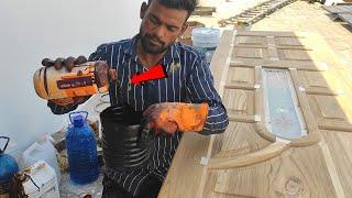 Asian Paints | Stainer | कलर कैसे चढ़ाएं Walnut 500 ml Wood Polish Stainer Darvaja Sagwan | How 2023