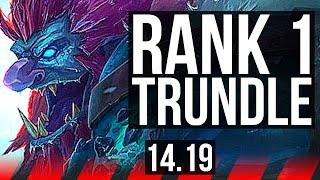 TRUNDLE vs VOLIBEAR (TOP) | Rank 1 Trundle, 1300+ games | EUW Challenger | 14.19