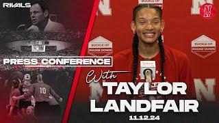 Nebraska Volleyball: Taylor Landfair press conference before Minnesota (Nov. 12, 2024)