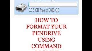 HOW TO FORMAT A PENDRIVE USING COMMAND PROMPT