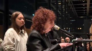 Nan Goldin: full speech!  “Are you listening Germany?" Neue Nationalgalerie 22.11.2024 Berlin