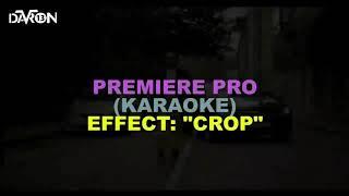 Premiere pro - effect karaoke