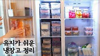 Easy to maintain refrigerator organization