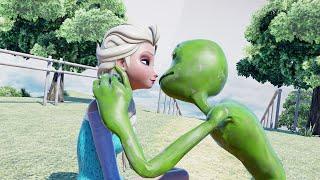 Dame tu Cosita kiss Frozen Elsa?!