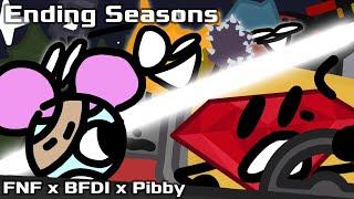 FNF x BFDI x Pibby/Battle For Corrupted Island Concept | Vs. Darkness | Ending Seasons (Remastered)