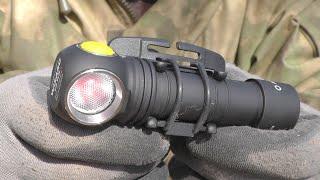 Налобник Armytek Wizard C2 WR - обзор и тесты, сравнения налобного фонаря с красным и белым светом