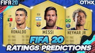 FIFA 20 | 10 Awesome Player Ratings Prediction w/ Ronaldo, Messi, Neymar @Onnethox