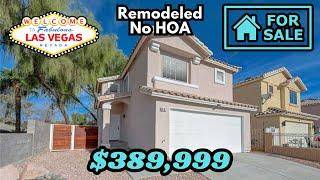 Affordable House for Sale in Las Vegas | Under 400k | Remodeled House | No HOA