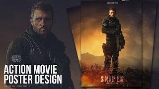 Create an Action Movie Poster Manipulation Effects Photoshop Tutorial