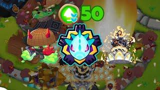 [BTD6] How to Beat Ranked Elite Dreadbloon #24 (Tree Stump) in 50 Tiers