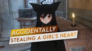 Accidentally stealing a girl's heart in VR Chat