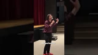 Democratic Rep. Balint says we need migrants to 'wipe our asses' in cringey town hall #shorts
