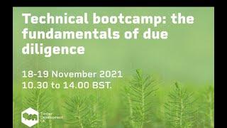 Technical Bootcamp - The Fundamentals of Due Diligence (part 1)