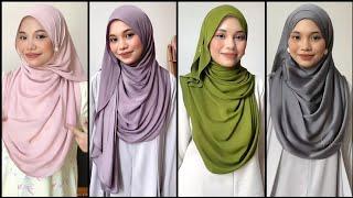 New Trendy Hijab Style 2024 । Flowly Chiffon Hijab Style ।