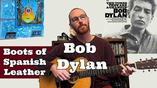 Bob Dylan - Boots of Spanish Leather - Fingerstyle Guitar Lesson