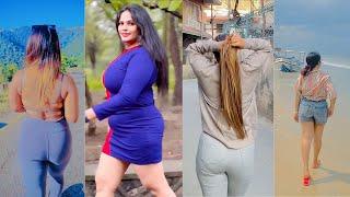 Chubby Hot Beauty Queens Slow Motion Walking Videos Reactions | Girl Indeed