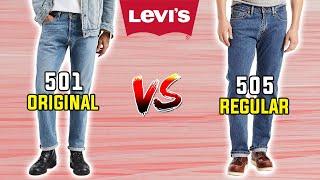 Levi's 501 Original VS 505 Explained in 15 Seconds 