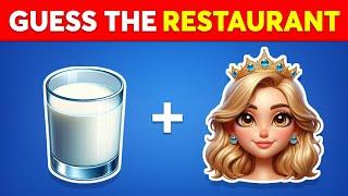 Guess the Fast Food Restaurant by Emoji Quiz  Monkey Quiz