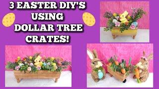 Get Crafty For Easter With Dollar Tree Crates: 3 Fun Diy Projects!