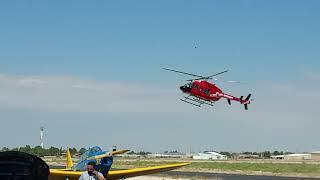 Aero Med N501MT landing next to N606MT in Odessa,TX July 20th 2024