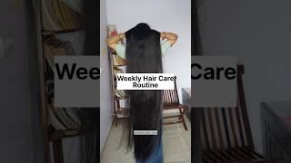 weekly hair care routine#haircare #haircareroutine #viral #shorts #youtubeshorts