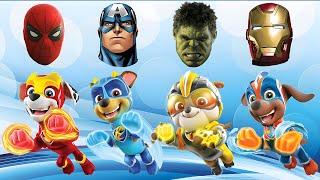 PAW Patrol Mighty Pups and Avengers | A mix of heroes