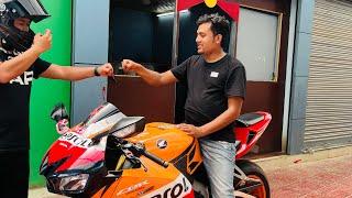 RAJKUMA THAPA MAGAR KO CBR600 TEST RIDEMY FAVORITE VLOGGER