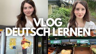 #6 GERMAN VLOG (B1/B2/C1): Wortschatz beim Einkaufen - einwerfen, der Schlitz, der Warentrenner