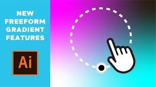 Illustrator CC 2019 New Freeform Gradient | Quick Tips