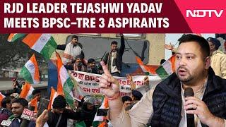 BPSC Protest | Protesting BPSC TRE 3.0 Aspirants Meet Tejashwi Yadav With Their Demands