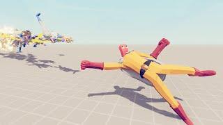 500 Super Peasants Vs One Punch Man｜Totally Accurate Battle Simulator TABS